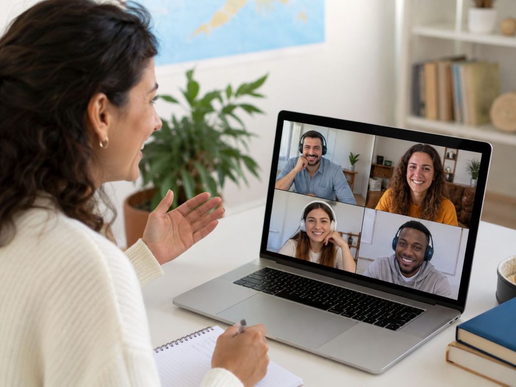 Group lessons online